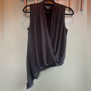Karen Kane asymmetrical black top